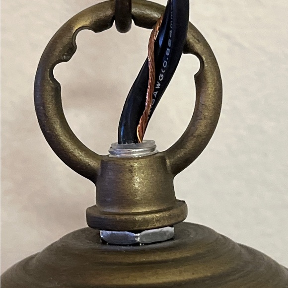 Chandelier Brass with Crystals - Picture 7 of 12